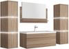 5 teiliges XXL Waschplatz Badmöbel Komplettset inkl. LED Beleuchtung Bild 5