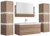5 teiliges XXL Waschplatz Badmöbel Komplettset inkl. LED Beleuchtung Bild 4