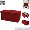 Urban Living Sitztruhe Sitzbank mit Aufbewahrungsbox TISSU Sitzhocker Sitz-Bank, abnehmbare Sitzfläche - bequemer Sitz Bild 2