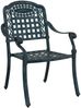 vidaXL Gartenstuhl 2 pcs Grün 55 x 56,5 x 91cm Aluminium 42002373 Bild 3