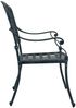 vidaXL Gartenstuhl 2 pcs Grün 55 x 56,5 x 91cm Aluminium 42002373 Bild 5