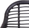 Poly-Rattan Garnitur HWC-G17, Balkon-Set Gartengarnitur Sitzgruppe Stuhl, Seil ~ anthrazit, Kissen anthrazit Bild 5