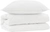 vidaXL Bettdecken Set mit Kissen 2 pcs Weiß Mikrofaser 3376824 Bild 2