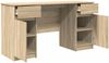 vidaXL Schreibtisch Sonoma-Eiche 140 x 49 x 76 cm Holzwerkstoff 3328509 Bild 5