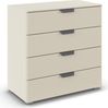 rauch Aditio Box, Kommode, 4 Schubladen, mit Softclose-Funktion, Farbe Beige, BxHxT 80x81x42cm Bild 3