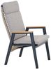 Gartenstuhl MONDO Latea, Aluminium, Beige, 83 x 108 x 60 cm Bild 2