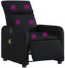 vidaXL Massagesessel Elektrisch Schwarz Kunstleder 3206742 Bild 3