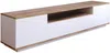Vente-unique - LOTULA TV unit Holz, Platte BeigeWeiß - B 44,5 cm x H 44,6 cm x L 180 cm Bild 5