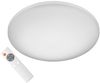 Dimmbare LED Deckenleuchte SILMA mit Fernbedienung - IP44 Bad, Ø 40cm Bild 2