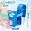 FELIXLEO Ablagetisch 4er Pack Pool Getraenkehalter Wasserbecher Haengehalter Blau Bild 2