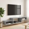 vidaXL Wandmontierter TV-Schrank Wandhalterung Grau Sonoma 8005994 Bild 4
