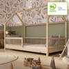 Crazy Pine 'Crazy Polly' Hausbett mit Rausfallschutz, Holz natur, 90x200 cm Bild 3