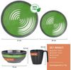 Moritz Geschirr-Set Camping Geschirr Stone Green Geschirr 16 tlg. Bild 2
