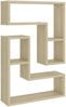 vidaXL Wandregale 2 Stk. Sonoma-Eiche 50 x 15 x 50 cm Spanplatte [807217] Bild 2