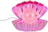 USB Muschel Tischlampe SHELLY Pink mit RGB Beleuchtung, Höhe 14cm Bild 2