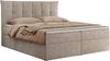 Boxspringbett, Polsterbett mit Bettkasten - PREMIUM-10 - 180x200cm - Beige Stoff - H4 Bild 3