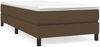 vidaXL Boxspringbett mit Matratze Dunkelbraun 100x200 cm Stoff 3144056 Bild 2