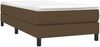 vidaXL Boxspringbett mit Matratze Dunkelbraun 100x200 cm Stoff 3144056 Bild 3