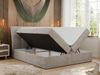 Boxspringbett Polsterbett mit Multipocket-Matratze und Topper - DIEGOS - 180x200cm - Beige Stoff - H4 Bild 2