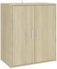 vidaXL Schuhschrank Sonoma-Eiche 60x35x70 cm Holzwerkstoff 808921 Bild 4