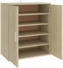 vidaXL Schuhschrank Sonoma-Eiche 60x35x70 cm Holzwerkstoff 808921 Bild 2