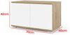 Garderoben-Set Aura Version 3: Kleiderschrank mit Polsterpaneelen, Schuhschrank Flur und Eingangsbereich (weiß/Artisan-Eiche /Trinity 01), 225 x 40 x 140 cm Bild 5