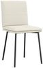 vidaXL Esszimmerstühle 2 Stk. Creme Samt 4101253 Bild 3