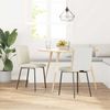 vidaXL Esszimmerstühle 2 Stk. Creme Samt 4101253 Bild 2