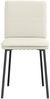 vidaXL Esszimmerstühle 2 Stk. Creme Samt 4101253 Bild 4