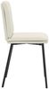 vidaXL Esszimmerstühle 2 Stk. Creme Samt 4101253 Bild 5