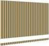 vidaXL Markisenersatzstoff Grün und Gelb 5 x 3 m Polyester 42000648 Bild 4