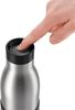 Emsa Bludrop Sleeve Trinkflasche mit Quick-Press Verschluss, Edelstahl Schwarz, 0,5l Bild 4