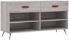 vidaXL Schuhbank Grau Sonoma 102x35x55 cm Holzwerkstoff 829714 Bild 2