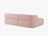 Micadoni 5-Sitzer Ecksofa Jenny Links Boucle Now or Never Puderrosa Bild 4