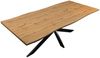 SAM® Esstisch TorbenS, Holz Wildeiche-Optik, Spider-Metallgestell, Baumkante Bild 3