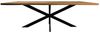 SAM® Esstisch TorbenS, Holz Wildeiche-Optik, Spider-Metallgestell, Baumkante Bild 2