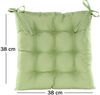 JACK Stuhlkissen JACK Outdoor 38x38 cm Sitzkissen Lounge Kissen Sitzkissen Wasserfest, mit Lotus Effekt, robust, strapazierfähig, für Innen & Außen Bild 2