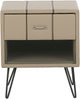 Nachttisch beige Kunstleder BETIN Bild 4