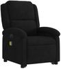 vidaXL Massagesessel mit Aufstehhilfe Elektrisch Schwarz Samt 3204339 Bild 4