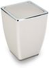 TrendLine Kosmetikeimer Cube 5l Beige Mülleimer Schwingdeckeleimer Badeimer Bild 2