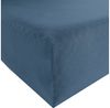 Erwin Müller 'Freising' Spannbettlaken, Gummizug: Rundumgummi, 1 Stück, Elasthan-Jersey-Stretch Uni, Rauchblau, Spannbettlaken - 90x190 cm - 100x220 cm Bild 5