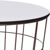vidaXL Couchtisch Golden Ø 40 cm 287664 Bild 4