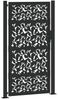 vidaXL Gartentor Schwarz 100x175 cm Stahlblatt-Design 4100962 Bild 2