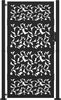 vidaXL Gartentor Schwarz 100x175 cm Stahlblatt-Design 4100962 Bild 3