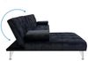 HTI-Living Schlafsofa Schlafsofa Miranda mit Chaiselongue Velvet Schwarz, Stück 1 Teile, Eckcouch mit Bettfunktion Bild 4