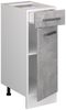 Unterschrank R-Line Beton 30 cm mit Schublade, ohne Arbeitsplatte Vicco Bild 5
