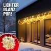 monzana Lichterkette, IP44, Warmweiß Transparent, 600 LEDs Bild 4