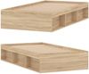 vidaXL Bettgestell Sonoma-Eiche 100x200 cm 3203833 Bild 4
