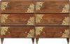 vidaXL Sideboard 2 pcs Honigbraun 60 x 33 x 75 cm Massivholz Mango 3310145 Bild 4