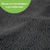Selbstheizende Tierdecke ( Schwarz / 70x100cm ) - ÖKO TEX 100 - mit Reissverschluss, thermoisolierende, kuschelig weiche, waschbare Haustierdecke Bild 5